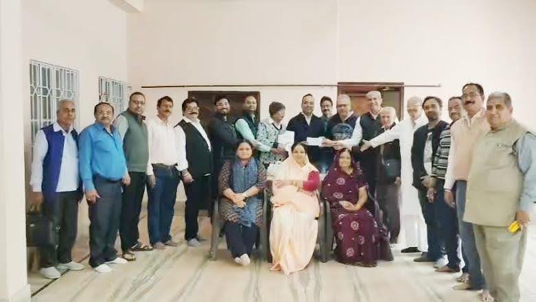 Institutional contribution cheque